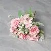 Flor Artificial Bayas Rincón Rosa Sala de Estar Decoración Ramo de Flores Artificiales Ramo de Boda Accesorios para Fotografía Fabricante Mayorista
