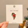 2026 Nuevo Adorno de Broche de Dibujos Animados Papá Noel Insignia Navideña Linda Mujer Reno Pin Creativo Accesorios