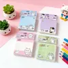 Mai Pin Papelería Sanrio Hello Kitty Dibujo Animado Lindo Cuadrado Estudiante Nota Mensaje Página Colorida Bloc de Notas