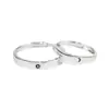 Anel de Casal Sol Lua Estrela Moda Simples Anel Aberto Sol Lua Fábrica Personalizada Anel de Casal