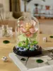 Compatible con Cubierta Antipolvo para Bloques de Construcción Lego, Macetas, Flores de Hibisco, Juguetes de Ensamblaje para Niños, Venta al por Mayor Transfronteriza para el Día de San Valentín