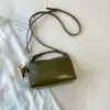 Bolso pequeño tejido de verano para mujer 2026, nuevo bolso cruzado de alta estética, bolso de mano tipo almohada, bolso tote pequeño para mujer