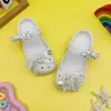 2026 Nuevos Zuecos de Ballet de Princesa para Niños de Verano con Flor de Perla y Moño, Chanclas de Playa Cerradas para Exteriores de EVA