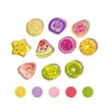 Rodajas de fruta de resina realistas de alta transparencia para joyería DIY, pinzas para el cabello, fundas de teléfono y manualidades con pegamento en crema