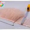 Borde de Plumas 15cm Tela de Plumas de Avestruz Borde de Tela Accesorios para Ropa Vestido de Novia Falda Decoración Puños de Piel y Seda