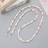 Nuevo Cordón para Teléfono Móvil Largo Corazón con Cuentas Cadena Diagonal Colgante para Bolso Cadena Colgante Personalizada Creativa Joyería Antiperdida para Mujeres