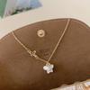 Colar Borboleta Platina Doce Estilo Coreano Super Fada Feminino Exclusivo Nicho Design de Alto Padrão Versátil Corrente Clavícula Estilo Ins