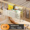 Cesta colgante de mesita de noche para estudiante universitario, almacenamiento de snacks en dormitorio, artefacto para litera, cesta trasera pequeña, buen artículo para dormitorio, estante de almacenamiento de mesita de noche
