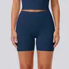 Nuevos shorts de yoga de cintura alta, ajustados, de alta elasticidad, transpirables para deportes, correr y fitness