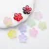 2025 Estilo Quente Pequena Fresca Flor Esmaltada de Cinco Pétalas Contas Soltas Pulseira DIY Feita à Mão Grampo de Cabelo Contas Materiais Acessórios