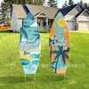 Placa de Jardim de Verão para Exterior Transfronteiriça Decoração de Festa Havaiana Conjunto de Chinelos de Praia Melancia Placa de Estaca para Jardim