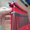 Medidor de longitud de hilo para máquina circular de tejer grande, recargable, móvil, probador de hilo de 100 agujas ZW-100, detector de longitud de hilo para máquina de tejer por trama