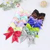 Amazon Color Sólido Hecho a Mano Satín Colorido Pinza para el Pelo de Lazo Cola de Golondrina Clip Superior para Niños Poliéster Niñas Estilo Coreano Accesorios para el Cabello