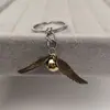 Estilo Retro Europeo y Americano Película de Harry Potter Snitch Dorada Bola Alas Grandes Llavero Colgante Accesorios de Joyería Venta al por Mayor