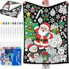 Navidad Árbol de Navidad DIY Manta para Colorear Manta para Colorear Manta para Colorear de Navidad