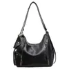 Bolso de Axila de Gran Capacidad Estilo Coreano Moda Ins Bolso Cruzado Textura de Moda Elegante para Viajes Diarios Bolso de Hombro Único