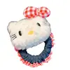 Novo Anel de Cabelo de Gato Fofo em Jeans Estilo Japonês Doce e Bonito Corda para Rabo de Cavalo de Menina Elástico Acessórios de Cabelo