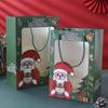 Bolsa de Regalo Portátil Navideña para Ventana Bolsa de Ventana para Nochebuena Bolsa de Papel para Devolución de Regalos Bolsa de Empaque de Regalo Navideño
