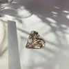 Botão de Metal em Formato de Coração Botão Moldado Fashion Acessórios Decorativos para Terno Camisa Suéter Jaqueta Fivela