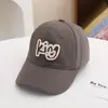 Chapéu de Sol com Letra King Baby Tendência Boné de Beisebol de Rua Personalizado Estilo Japonês e Coreano Respirável Boné de Beisebol Infantil Atacado