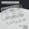 Joyas de Remaches para Uñas de Alta Gama Estilo Sexy Metal Uñas Uñas Anillo Calado DIY Accesorios de Uñas Portátiles Diamante