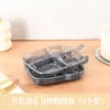 Bandeja de Armazenamento com Compartimentos Bandeja para Prato de Jantar Bandeja de Armazenamento para Gengibre e Alho Bandeja de Temperos Doméstica para Cozinha Bandeja Multifuncional para Preparo de Alimentos