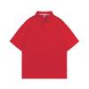 Polo holgado de marca de moda para padres e hijos, para hombres y mujeres, niños, Europa y América, comercio exterior de Amazon, solapa, manga corta, algodón puro.