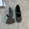 Zapatos Mary Jane Casuales Versátiles Cómodos de Moda Nuevo Estilo Otoño e Invierno 2025 con Correa de Falda Zapatos de una Sola Tira para Mujer