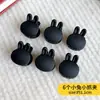 Pinza de garra negra de alta gama estilo coreano para mini flequillo de mujer, pinza de pelo de princesa, accesorio para el cabello, pinza para flequillo de la frente
