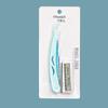 Soporte para cuchillo de depilación de cejas para principiantes rasguño rasguño acero inoxidable cuchillo de afeitar cejas plegable cuchillo de depilación de cejas navaja de cejas