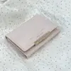 Estilo carteira de três dobras de nicho Porta-cartões fofo integrado Carteira com textura fresca