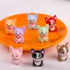 Corgi de Acrílico Cachorro Sentado Caramelo de Corazón Mercancía del Primero de Mayo Sello Cuentas DIY Bolsa Colgante Accesorios