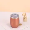Copo para Casca de Ovo de Aço Inoxidável 304 Transfronteiriço Copo de Ovo com Barriga em Forma de U Taça de Vinho Copo Portátil para Carro Copo Ice Bulls de Conservação de Frio