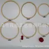 Anillo de bordado de bambú elástico ajustable de cuatro piezas punto de cruz manualidades de bambú juego de boda material de decoración bordado de bambú elástico