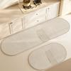 Tapetes de Cocina Estilo Wabi-Sabi, Tapetes Domésticos Absorbentes de Agua y Aceite, Tapetes de Tierra de Diatomeas Resistentes a las Manchas y de Fácil Cuidado, Tapetes Anticaída y Antideslizantes