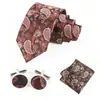 Nova Estilo 2025 Gravata Jacquard Masculina 8cm Moda Masculina Formal de Negócios Alta Qualidade Amarrada à Mão Feita Sob Medida