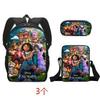 2021 Nueva Mochila Escolar Mágica Full House para Estudiantes Mochila de Poliéster Mochila Creativa Cómoda Bolso Estampado Estuche para Lápices
