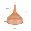 Embudo Grande de Plástico Herramienta de Boca Ancha Cocina Calibre Grande Transparente Espesado Embudo Dispensador de Vino Filtro Cónico de Vino para Líquidos