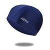 Gorro de Natación Jiehu Gorro de Natación Tejido Venta al por Mayor por Lotes Gorro de Tela Color Sólido con Patrón Gorro de Natación para Hombres y Mujeres Cómodo y No Elástico