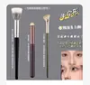 Cangzhou Pincel de Nariz Meio Leque Cabeça Oblíqua Repintura Pincel de Sombra de Nariz Meio Guarda-chuva Blush Pincel de Tintura de Alto Halo
