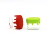 Tapa de Silicona en Stock 6ml Caja de Vidrio para Aceite Gotero, Caja de Silicona Estilo Gotero Multicolor, Caja Compacta Portátil para E-líquido