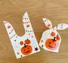 Bolsa de regalo de orejas de conejo para Halloween al por mayor transfronteriza bolsa de plástico Bolsa de calabaza Bestia Nocturna bolsa de dulces bolsa de regalo en stock