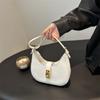 Bolso de hombro estilo coreano para mujer, popular en otoño de 2024, combina con todo, estilo occidental, diseño de nicho.