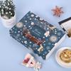 Caja de empaque crujiente de yema de huevo 4 piezas 6 piezas caja de empaque portátil para pastel de luna caja de empaque de taza de huevo con ventana copo de nieve crujiente caja de regalo al por mayor