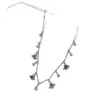 Collar con Colgante de Gota de Agua, Diamante Brillante, Amatista Natural y Borla de Saturno para Mujer, Cadena para Clavícula Versátil de Lujo Ligero, Galaxia Soñadora