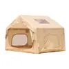 8 Tiendas Inflables Planas Ligeras para Camping al Aire Libre Portátiles Plegables de Cabina Tela Oxford Impermeable para Acampar