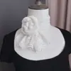 Bufanda Fresca Dulce Bordado de Encaje y Cinta de Alta Calidad Estilo Coreano y Japonés Estilo Princesa de Hadas Primavera Verano