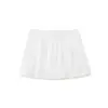 Conjunto de tenis estilo coreano más vendido para mujer, conjunto de dos piezas con cuello alto, cremallera, mangas largas de encaje, falda plisada anti-exposición para fitness y golf
