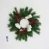 Coronas de Velas, Decoraciones Navideñas, Adornos Festivos, Productos de Imitación Hechos a Mano, Comercio Transfronterizo al por Mayor, Coronas de Velas de Plástico