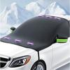 Cubierta de Nieve para Coche, Cubierta Gruesa y Ampliada para Parabrisas de Medio Cuerpo, Cubierta Impermeable Magnética de Tela Oxford para Protección Invernal contra la Nieve